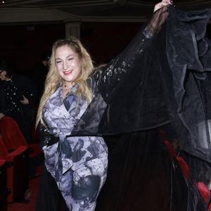 Marilou Berry -  Arrivées au défilé Julien Fournié Haute Couture printemps/été 2024 (PFW) à Paris le 23 janvier 2024. © Christophe Aubert via Bestimage