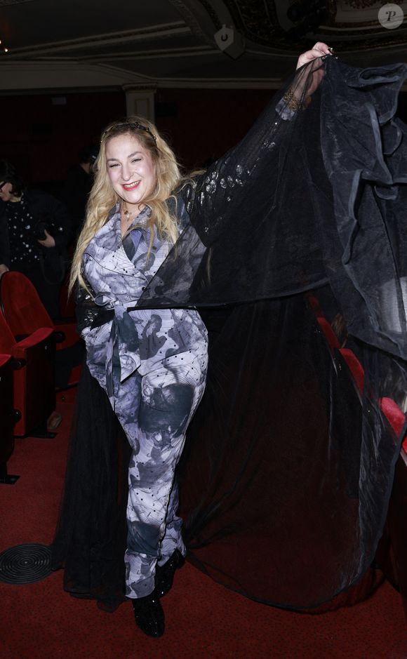 Marilou Berry -  Arrivées au défilé Julien Fournié Haute Couture printemps/été 2024 (PFW) à Paris le 23 janvier 2024. © Christophe Aubert via Bestimage