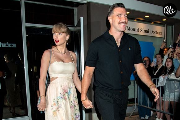 Un important dispositif de sécurité avait été mis en place.

Taylor Swift et Travis Kelce assistent au mariage de Karen Elson, à New York, NY, États-Unis, le 7 septembre 2024. Photo : INSTARimages/ABACAPRESS.COM