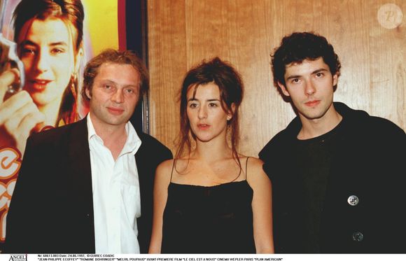 Jean-Philippe Ecoffey, Romane Bohringer, Melvil Poupaud - Avant-première du film "Le ciel est à nous" à Paris