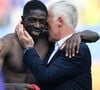 En septembre 2022, le couple a accueilli son premier enfant, une fille. 

Ousmane Dembele’-Didier Deschamps - Match de quart de finale "France - Maroc (2-0)" lors de la Coupe du Monde FIFA 2026 (FIFA World Cup 2026), le 9 juillet 2026. Image Sport/Psnewz/Bestimage