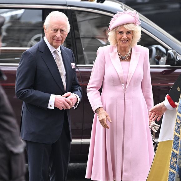 Le roi Charles III d'Angleterre et Camilla Parker Bowles, reine consort d'Angleterre - La famille royale britannique célèbre le 76ème Commonwealth Day à l'abbaye de Westminster à Londres, le 10 mars 2025.