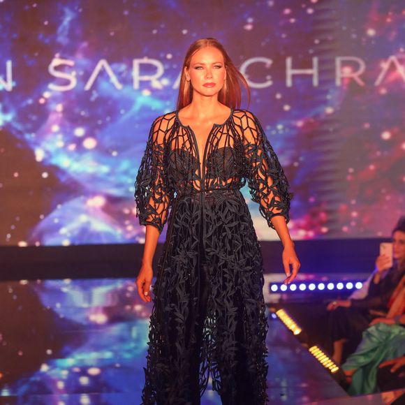 Exclusif - Amandine Petit, Miss France 2021 - 20ème édition du Casa Fashion show by K. Cheddadi au Sofitel Casablaca Tour Blanche à Casablanca au Maroc le 10 mai 2025. © Philippe Doignon/Bestimage