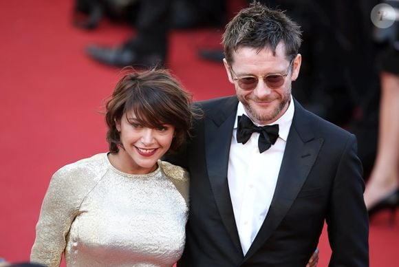 Emma de Caunes et son mari Jamie Hewlett - Montée des marches du film "Youth" lors du 68 ème Festival International du Film de Cannes, à Cannes le 20 mai 2015.
