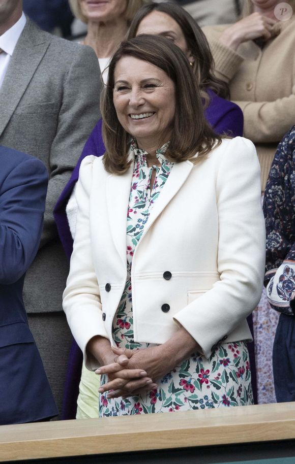 Carole Middleton a fêté ses 70 ans !

Carole Middleton au tournoi Wimbledon 2024.

Photo : AGENCE / BESTIMAGE