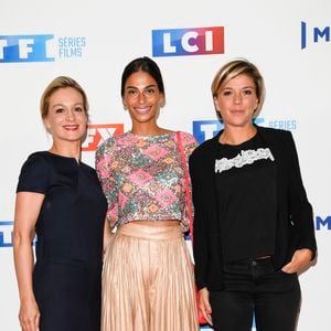 Audrey Crespo-Mara, Tatiana Silva et Bénédicte Le Chatelier - Soirée de rentrée 2019 de TF1 au Palais de Tokyo à Paris, le 9 septembre 2019. © Pierre Perusseau/Bestimage