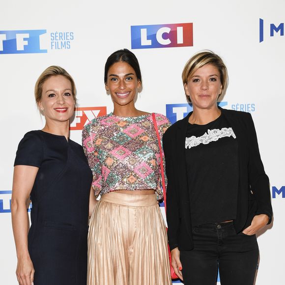 Audrey Crespo-Mara, Tatiana Silva et Bénédicte Le Chatelier - Soirée de rentrée 2019 de TF1 au Palais de Tokyo à Paris, le 9 septembre 2019. © Pierre Perusseau/Bestimage