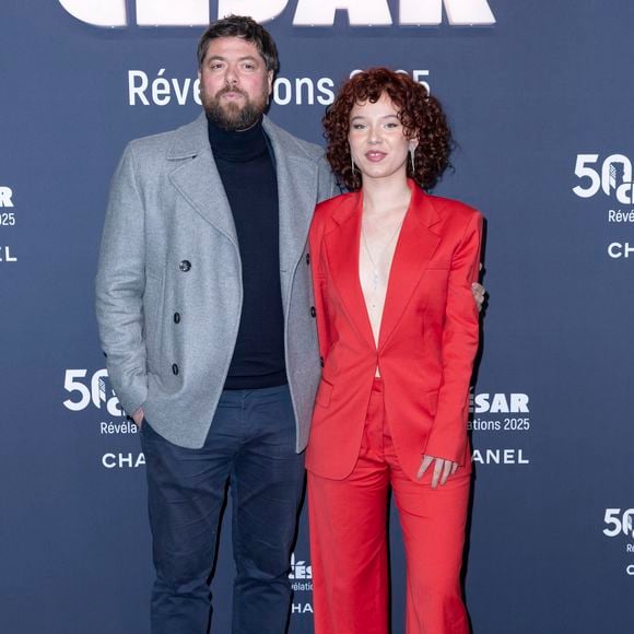 Nessim Chikhaoui et  Lucie Charles-Alfred - Photocall de la soirée "Cesar Révélations 2025" au Trianon à Paris le 20 janvier 2025.

© Olivier Borde / Bestimage