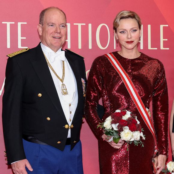 La Famille Princière et leurs convives ont assisté à un spectacle lyrique "Caruso à Monaco".  © Claudia Albuquerque / Bestimage