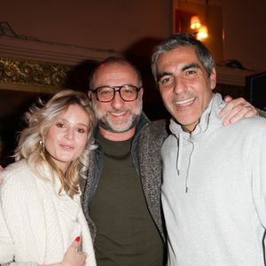 Exclusif - Frank Tapiro et sa femme Charlotte Rosier, Ary Abittan - Célébrités assistent au spectacle "Authentique" de Ary Abittan à la Cigale à Paris les 18, 19, 22 et 23 février 2025. © Coadic Guirec/Bestimage