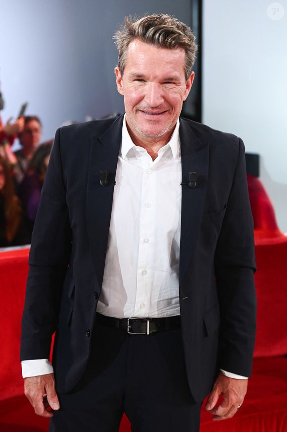Exclusif - Benjamin Castaldi lors de l'enregistrement de l'émission "Vivement dimanche" au studio Rive Gauche, présentée par M.Drucker avec une diffusion sur France 3 le 8 mars 2026, à Paris, France, le 25 février 2026. © Guillaume Gaffiot/Bestimage
