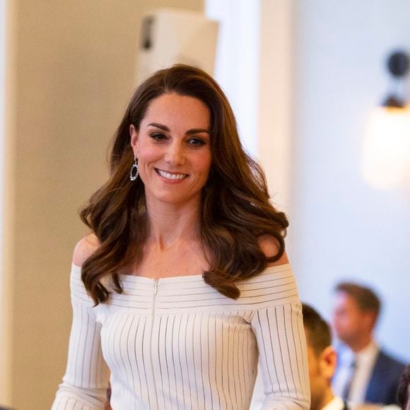 Catherine (Kate) Middleton, duchesse de Cambridge, lors du dîner de gala "Action on Addiction" à Londres, le 12 juin 2019. AGENCE / BESTIMAGE