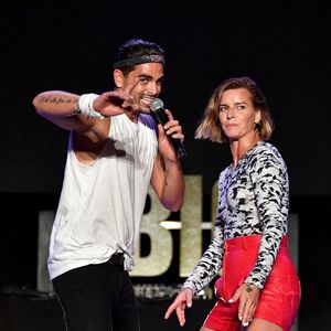 Les danseuses et danseurs Fauve Hautot, Christophe Licata, Katrina Patchett & Jordan Mouillerac. - Le BIG Tour concert au Théâtre de Verdure à Nice, le 22 aout 2020. Le BIG Tour a pour vocation de promouvoir tout le savoir-faire français aussi bien industriel, technologique, innovation : La French Fab, La French Tech, La French Touch tous réunis sous un même étendard. © Lionel Urman / Bestimage
