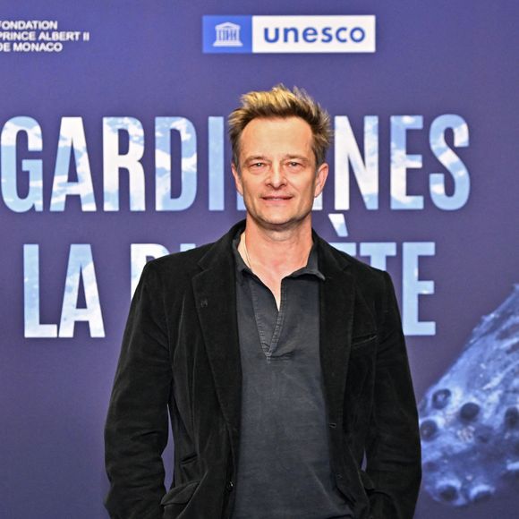 David Hallyday durant l'avant première mondiale au Grimaldi Forum à Monaco, le 9 février 2023, du film "Les gardiennes de la planète". © Bruno Bebert / Bestimage