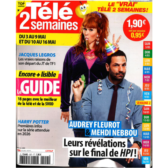 Télé Deux Semaines, Audrey Fleurot et Mehdi Nebbou.