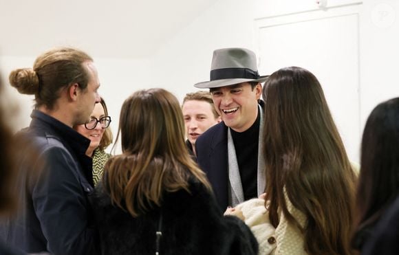 Exclusif - Alain-Fabien Delon lors du cocktail après-spectacle lors de la soirée Ciné-concert symphonique "Alain Delon, le dernier Samouraï" au Palais des congrès à Paris le jour de son anniversaire le 8 novembre 2024.

© Jacovides / Moreau / Bestimage