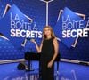 face à Faustine Bollaert dans "La Boîte à secrets". 

Exclusif - Faustine Bollaert en backstage de l'enregistrement de l'émission "La Boîte à secrets", présentée par F.Bollaert et diffusée le 23 octobre sur France 3, à Paris, France, le 14 septembre 2026. © Jack Tribeca/Bestimage