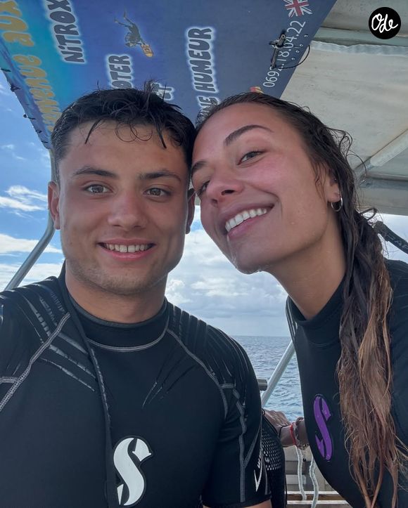 Louis Bielle-Barrey et sa compagne, Chiara. Instagram/LBB