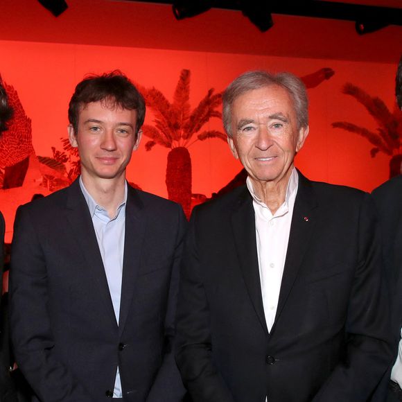 Jean Arnault, Frédéric Arnaul, Bernard Arnault et Antoine Arnault au défilé de mode Christian Dior collection Haute Couture Automne/Hiver 2023/24 lors de la Fashion Week de Paris (PFW), à Paris, France, le 3 juillet 2023. © Borde-Rindoff/Bestimage