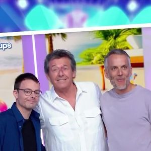 Émilien, Romain et Jean-Luc Reichmann lors de l'émission des "12 coups de midi" diffusée le 6 juillet 2025 sur TF1

Capture d'écran TF1