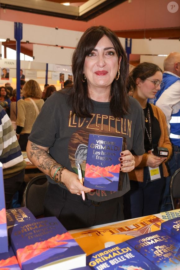 Virginie Grimaldi  à la Hall Georges Brassens de Brive-la-Gaillarde pour la 43 ème Foire du Livre de Brive, le 8 novembre 2025. © Jean-Marc Lhomer/Bestimage