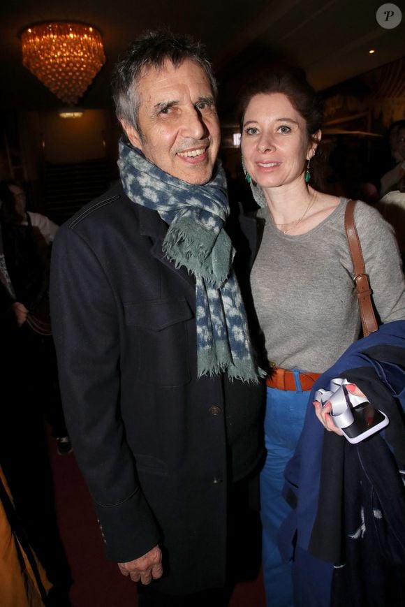 Exclusif - Julien Clerc et sa femme Hélène Grémillon - Célébrités au Concert de Robert Charlebois, " Robert en CharleboisScope " au Grand Rex à Paris France, le 1er Avril 2023.

© Bertrand Rindoff / Bestimage