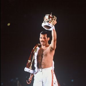 Freddie Mercury en concert 1986.