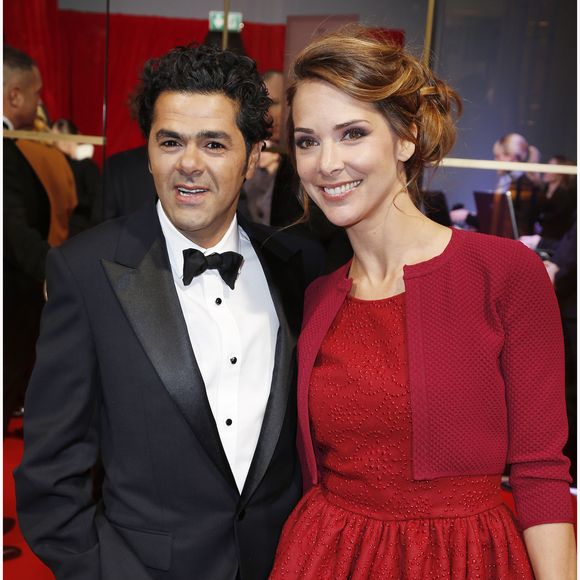 Jamel Debbouze ( President des Cesar 2013) et sa femme Melissa Theuriau -  Cocktail Arrivees - 38 eme Ceremonie des Cesar au theatre du Chatelet a Paris le 22 fevrier 2013 BORDE-JACOVIDES / BESTIMAGE