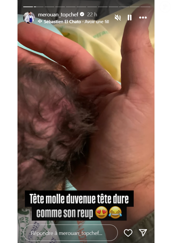 Prises à la maternité.

Merouan Bounekraf, ancien candidat de "Top Chef", révèle être papa depuis 5 ans.