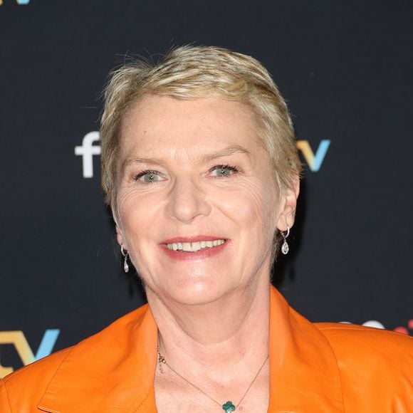 Elise Lucet au photocall pour la conférence de presse de rentrée de France TV à la Grande Halle de la Villette à Paris, France, le 11 juillet 2023. © Coadic Guirec/Bestimage