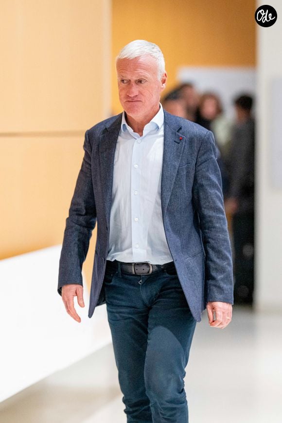 Didier Deschamps - Interruption d'audience au tribunal correctionnel de Paris dans le cadre du procès en diffamation opposant Didier Deschamps à Daniel Riolo. © Pierre Perusseau/Bestimage