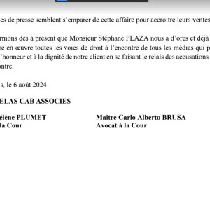 Communiqué du cabinet Cab associés