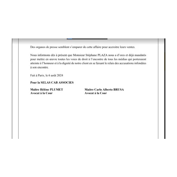 Communiqué du cabinet Cab associés