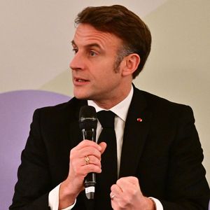Le président Emmanuel Macron lors de la conclusion de la réunion sur le partenariat mondial pour l’intelligence artificielle au Quai d’Orsay à Paris le 9 février 2025

© Christian Liewig / Bestimage