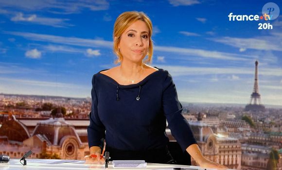 Captures d'écran - Léa Salamé présente son premier journal de 20 heures sur France 2  le 1er septembre 2025. 

© Alain Guizard / Bestimage