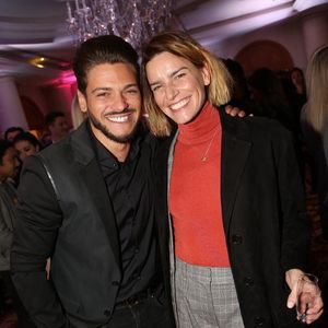 Rayane Bensetti et Fauve Hautot lors de 'Le Grand Diner' a l'Hotel Marriott Paris Champs-Elysées, a Paris, France le 22 Janvier 2020. Photo by Jerome Domine/ABACAPRESS.COM