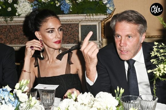 Adriana Abascal et le prince Emmanuel-Philibert de Savoie - Concerto pour la paix de Omar Harfouch dans la chambre de députés à Rome en Italie le 29 avril 2025. 

Photo : SGP / BESTIMAGE