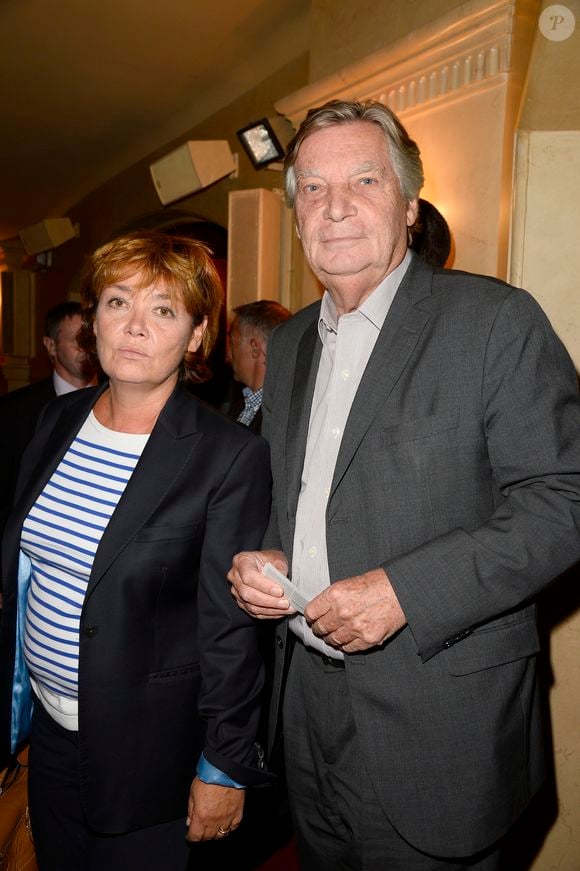 Patrice Duhamel et Nathalie Saint-Cricq - Générale de la pièce de théâtre "Le Mensonge" au théâtre Edouard VII à Paris, le 14 septembre 2015.
COADIC GUIREC / BESTIMAGE