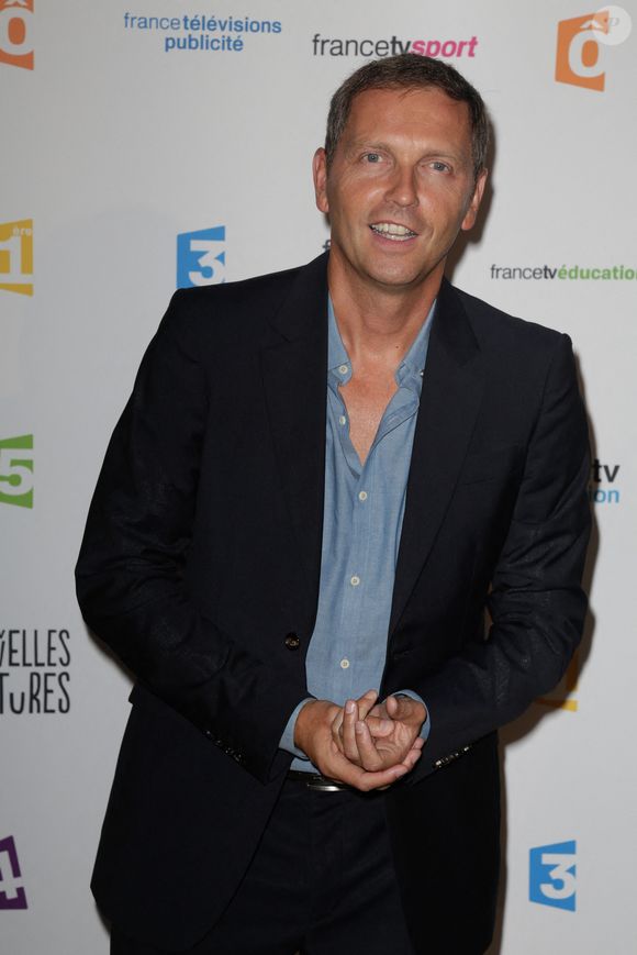 Thomas Hugues assistant à la conférence de presse annuelle de France Télévisions tenue au 'Palais de Tokyo', à Paris, France, le 28 août 2013. Photo by Jerome Domine/ABACAPRESS.COM  Hugues Thomas Hugues Thomas Seule Seul Seuls Seules Soirée Party Plan américain Half length 