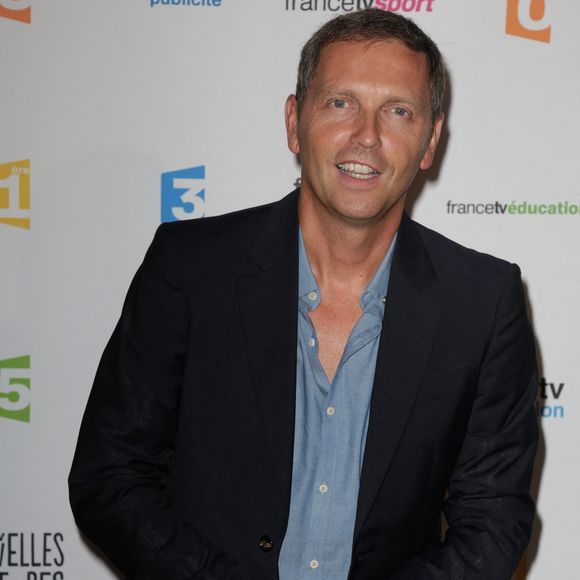 Thomas Hugues assistant à la conférence de presse annuelle de France Télévisions tenue au 'Palais de Tokyo', à Paris, France, le 28 août 2013. Photo by Jerome Domine/ABACAPRESS.COM  Hugues Thomas Hugues Thomas Seule Seul Seuls Seules Soirée Party Plan américain Half length 