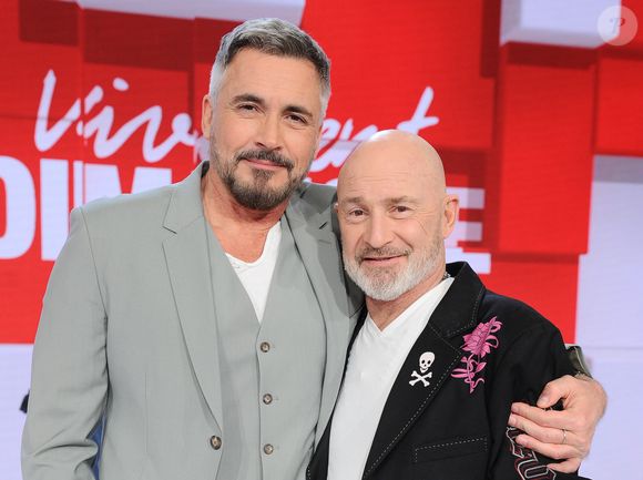 France 2 l'a également contacté pour remplacer Olivier Minne dans "Fort Boyard" !

Exclusif - Olivier Minne et Vincent Lagaf - Enregistrement de l'émission Vivement dimanche consacrée à l'équipe du Splendid au studio Rive Gauche, présentée par M.Drucker, et diffusée le 2 mars sur France 3. Paris, le 21 février 2025. 
© Guillaume Gaffiot / Bestimage