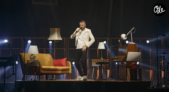 Christophe Willem en concert au Zénith de Lille le 2 décembre 2023. © Stéphane Vansteenkiste/Bestimage