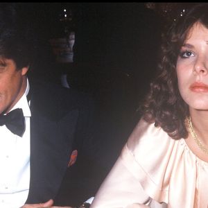 La Princesse Caroline de Monaco et son mari Philippe Junot chez Maxim's en 1978. Photo par BERTRAND RINDOFF PETROFF / BESTIMAGE