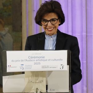 Rachida Dati - 13ème édition de la cérémonie de remise du prix de l'Audace artistique et culturelle au Panthéon à Paris le 20 mai 2025. © Marc Ausset-Lacroix/Bestimage