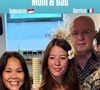 Émilie Broussouloux avec ses parents à une cérémonie le 31 mai 2025 ©Émilie Broussouloux