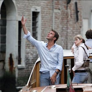 Emmanuel Philibert de Savoie et Clotilde Courau avec leur fille à Vittoria à Venise (archive)