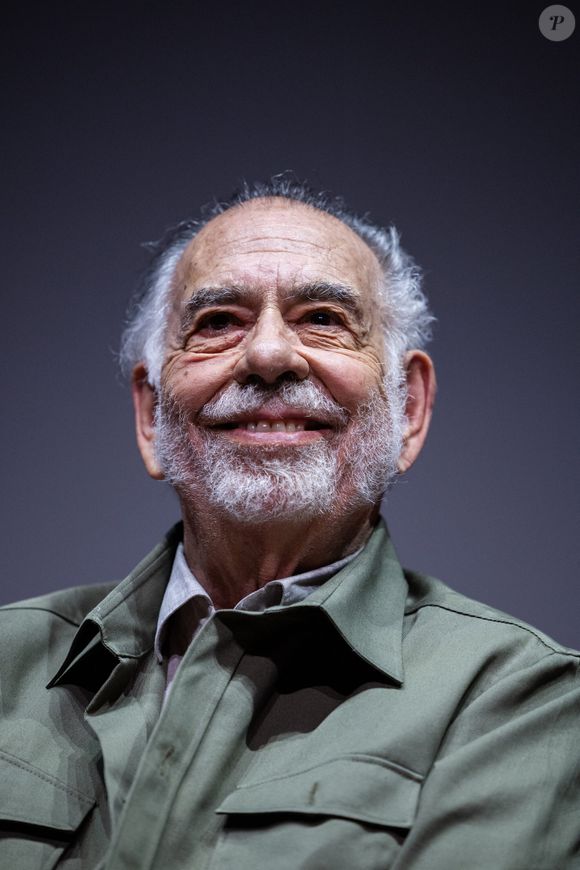 15 octobre 2024 : le réalisateur Francis Ford Coppola à sa masterclass lors du 19ᵉ Festival du film de Rome à la Sala Sinopoli, à Rome, Italie.

© Zuma Press / Bestimage
