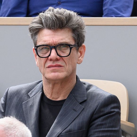 Marc Lavoine dans les tribunes lors des Internationaux de France de tennis à Roland Garros le 31 mai 2022 à Paris, France. Photo by Laurent Zabulon/ABACAPRESS.COM