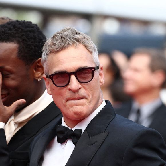Joaquin Phoenix assiste à la projection d'Eddington d'Ari Aster à Cannes, France, le 16 mai 2025, dans le cadre du 78e Festival de Cannes. Photo par Jerome Domine/ABACAPRESS.COM