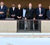 Souriante malgré les circonstances, Charlène a tenu à lancer la compétition aux côtés du parrain de cette édition, le rugbyman sud-africain Tendai Mtawarira...
La princesse Charlene de Monaco et le prince Albert II de Monaco ont assisté à la finale de la 13eme éditon du Tournoi Saint Devote de rugby au Stade Louis II de Monaco, le 26 avril 2025. © Bruno Bebert / Bestimage